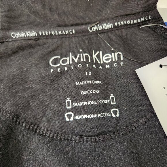 Calvin Klein Performance Fleece Zip Up Hoodie 1X NWT - Picture 7 of 11